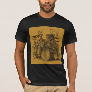 Octopus Playing Drums, Octopus Gift, Drummer Gift T-Shirt