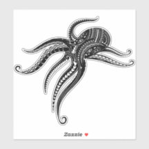 OCTOPUS POLYNESIAN TRIBAL Blk