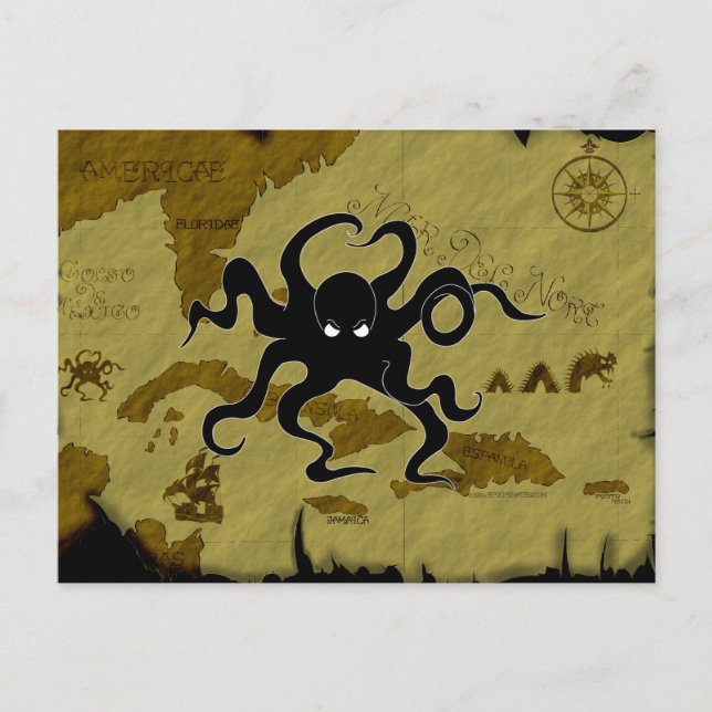 Octopus Postcard (Front)