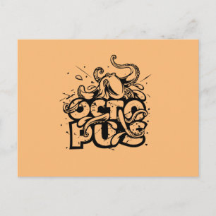 Octopus Postcard
