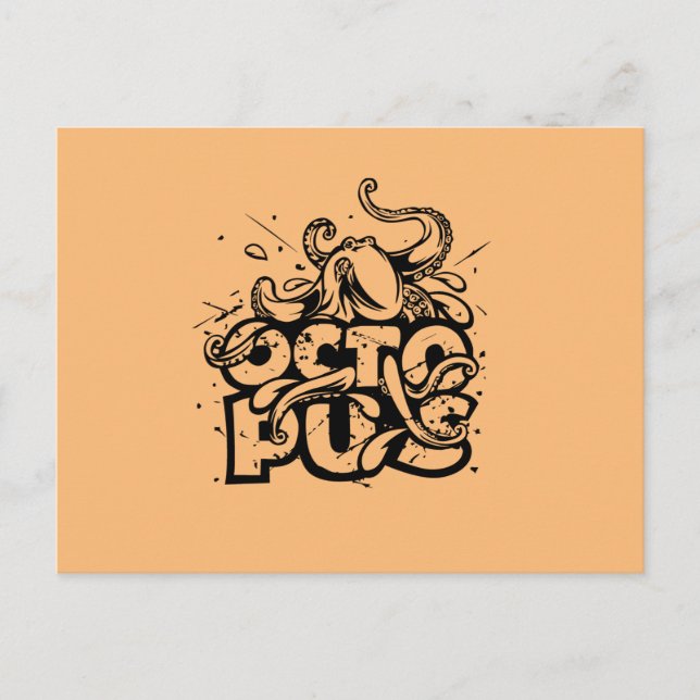 Octopus Postcard (Front)