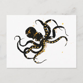 Octopus Postcard