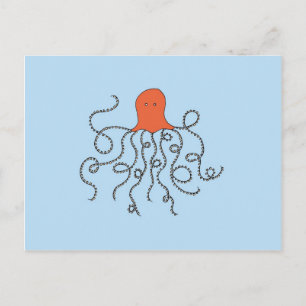Octopus Postcard