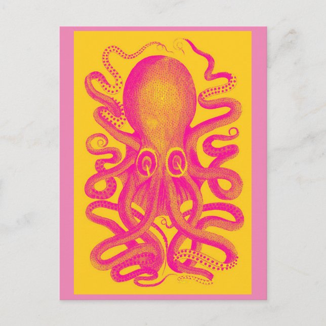 Octopus postcard (Front)