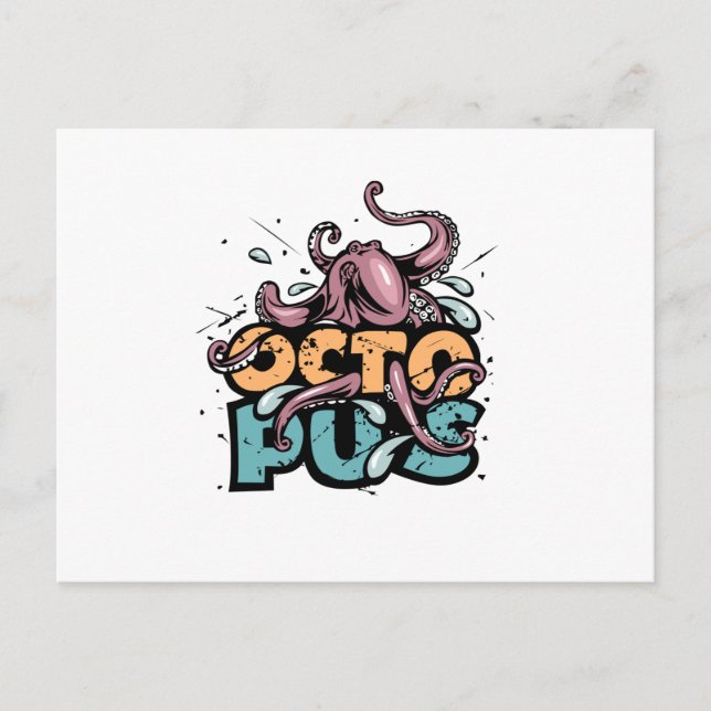 Octopus Postcard (Front)