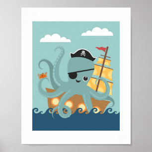 Octopus Poster Print