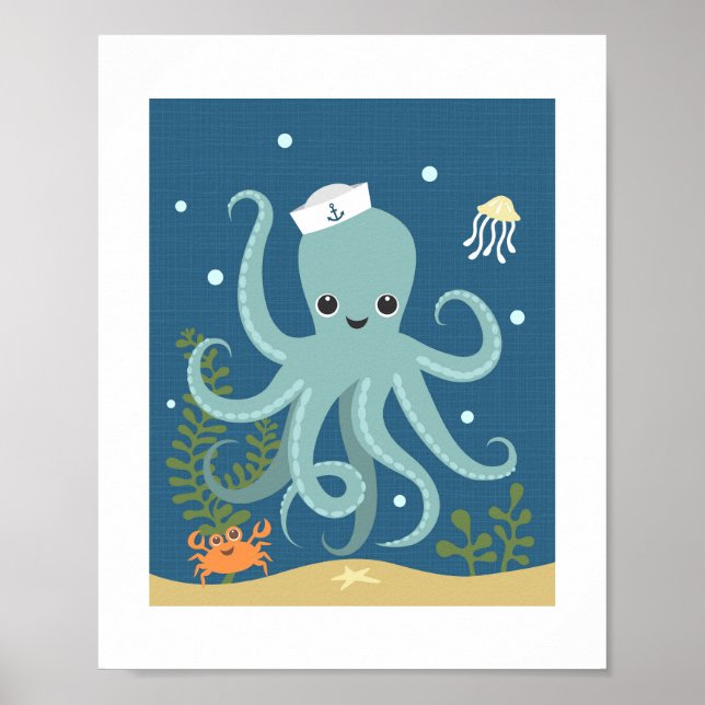 Octopus Poster Print (Front)