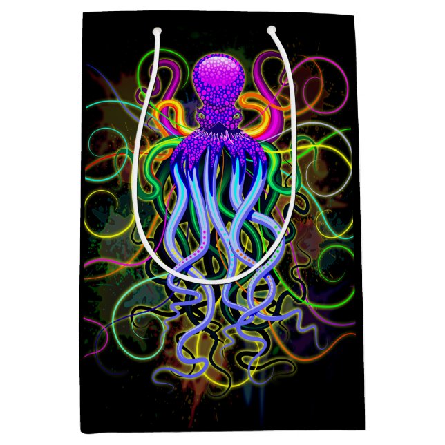 Octopus Psychedelic Luminescence Medium Gift Bag (Front)