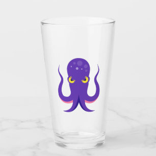 Octopus Purple Squid Glass
