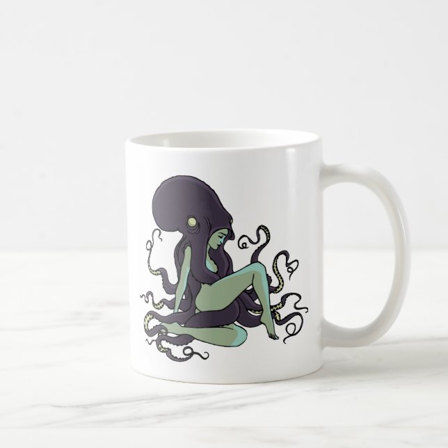 Octopus Queen Coffee Mug (Right)