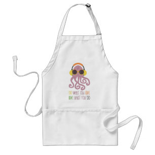 Octopus Quote Design Standard Apron