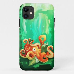 Octopus Reading iPhone 5 Case