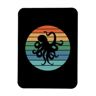 Octopus Retro Magnet