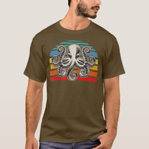 Octopus Retro Style Octopus T-Shirt