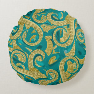Octopus Round Pillow