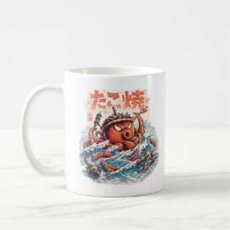 Octopus Samurai Fury – Japanese Inspired Ocean Art Coffee Mug