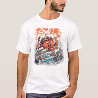 Octopus Samurai Fury – Japanese Inspired Ocean Art T-Shirt
