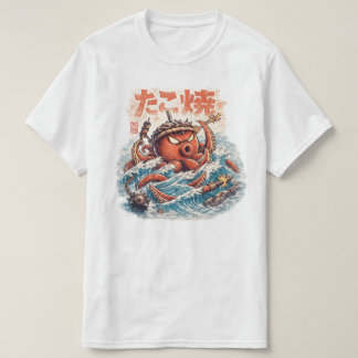 Octopus Samurai Fury – Japanese Inspired Ocean Art T-Shirt