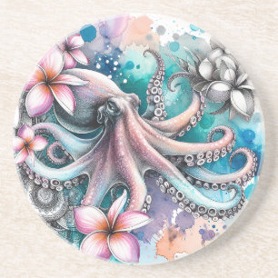 Octopus Sandstone Coaster