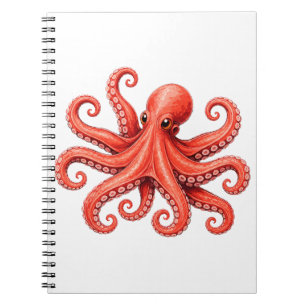 Octopus Sea Life Ocean Animal Design Notebook