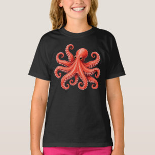 Octopus Sea Life Ocean Animal Design T-Shirt
