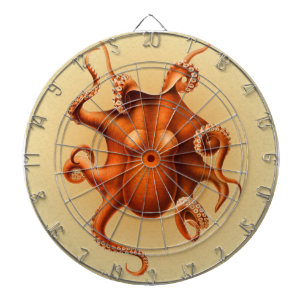 Octopus Sea Monster Creature Cephalapod Vintage Dartboard