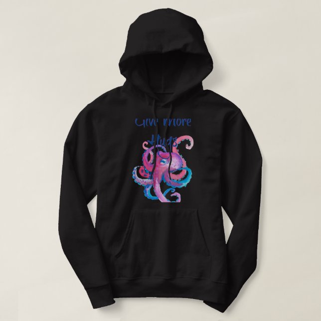 Octopus Shirt Octopus Lover Gift Octopus Hugs Octo (Design Front)