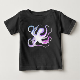 Octopus Silhouette Baby T-Shirt