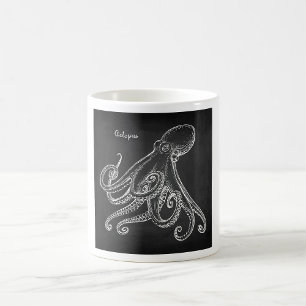 Octopus Sketch Coffee Mug