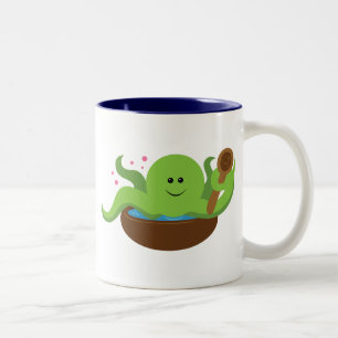 Octopus Soup Two-Tone Coffee Mug