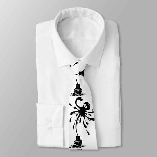 octopus splotch tie (Tied)