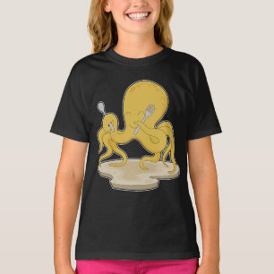 Octopus Spoon Fork T-Shirt