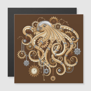 Octopus Steampunk Retro Mechanical Fantasy