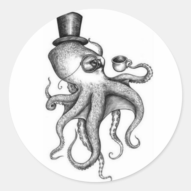 Octopus Stickers (Front)