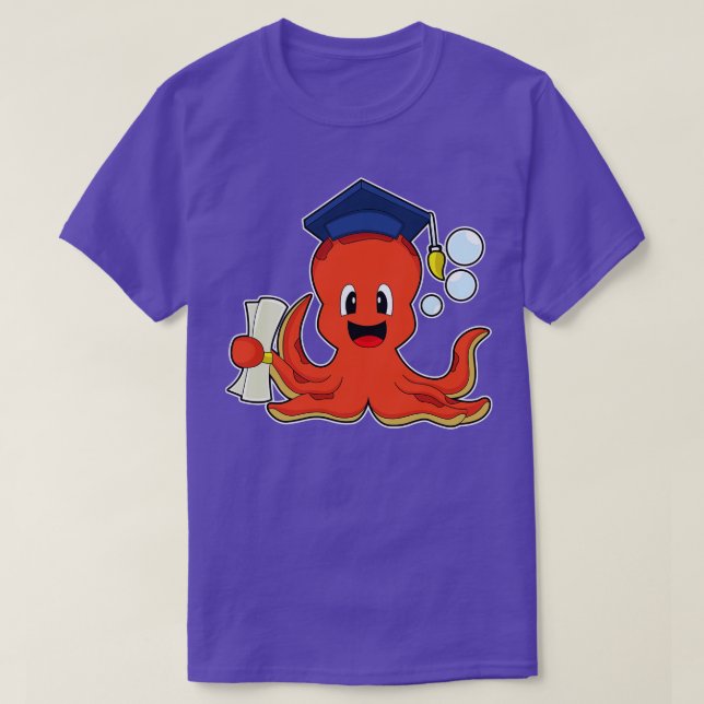 Octopus Student Diploma T-Shirt (Design Front)