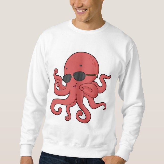 Octopus Sunglasses Sweatshirt (Front)