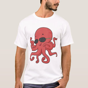 Octopus Sunglasses T-Shirt