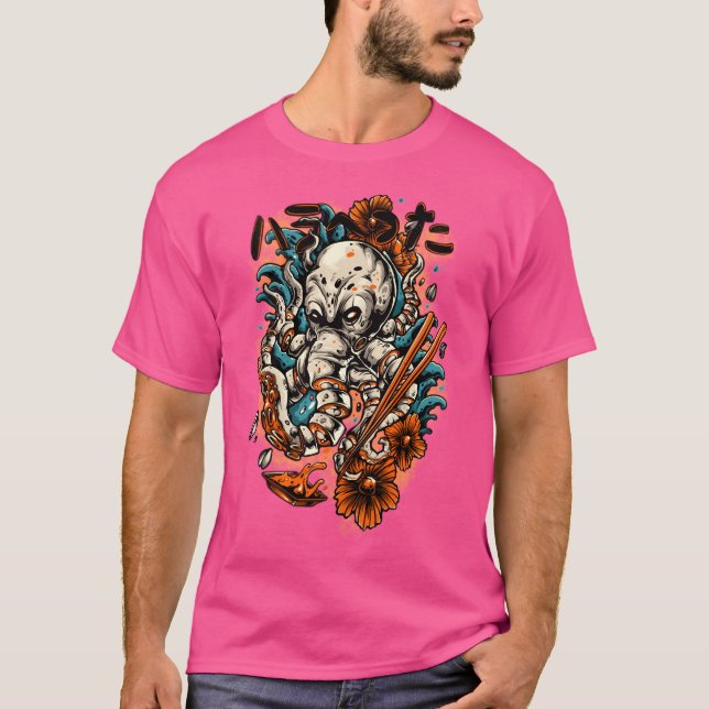 Octopus Sushi Monster T-Shirt (Front)