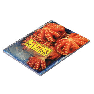 Octopus Tako たこ Tsukiji Fish Market, Tokyo, Ja Notebook