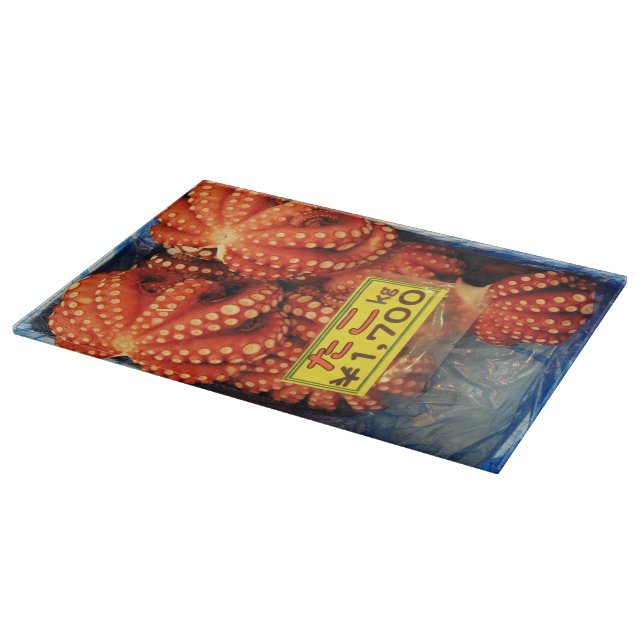 Octopus Tako たこ Tsukiji Fish Market, Tokyo, Japan Cutting Board (Corner)