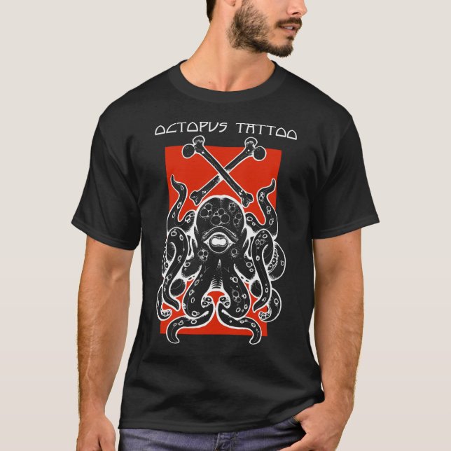 Octopus Tattoo (dark) Essential T-Shirt (Front)