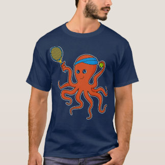 Octopus Tennis player Tennis T-Shirt