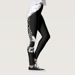 octopus tentacles on black leggings