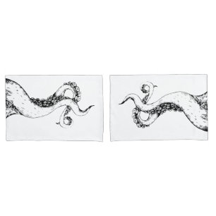octopus tentacles standard pillowcases