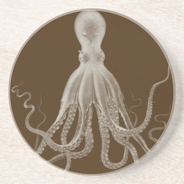 Octopus Tentacles Triptych Coaster (Front)