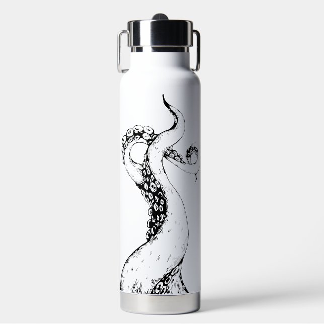 octopus tentacles water bottle (Front)