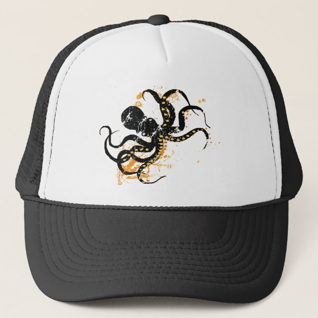 Octopus Trucker Hat (Front)