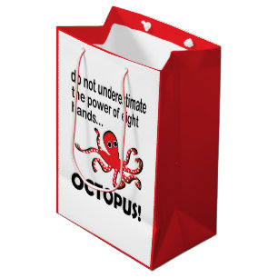 Octopus Under The Sea Cute Funny Medium Gift Bag