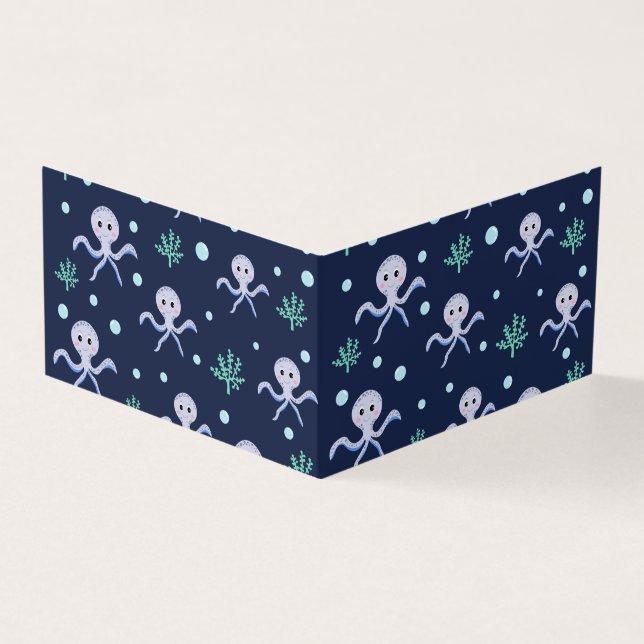 Octopus under the sea kids pattern (Outside)