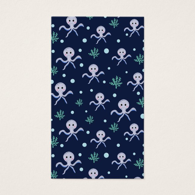 Octopus under the sea kids pattern (Front)